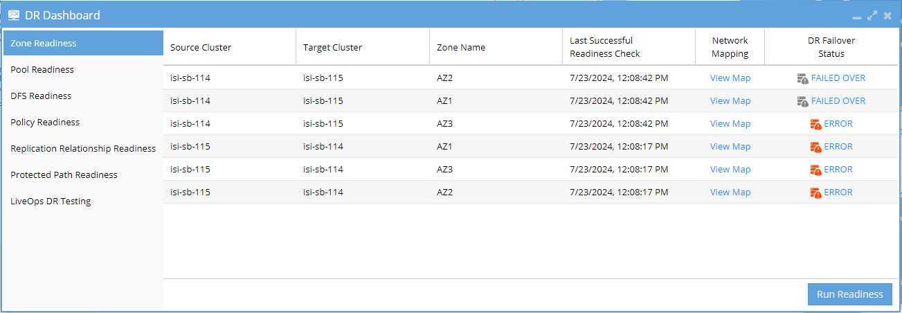 Select Failover Object