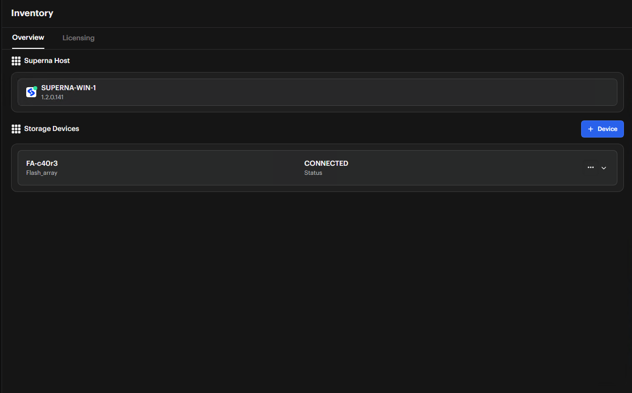 Inventory Overview
