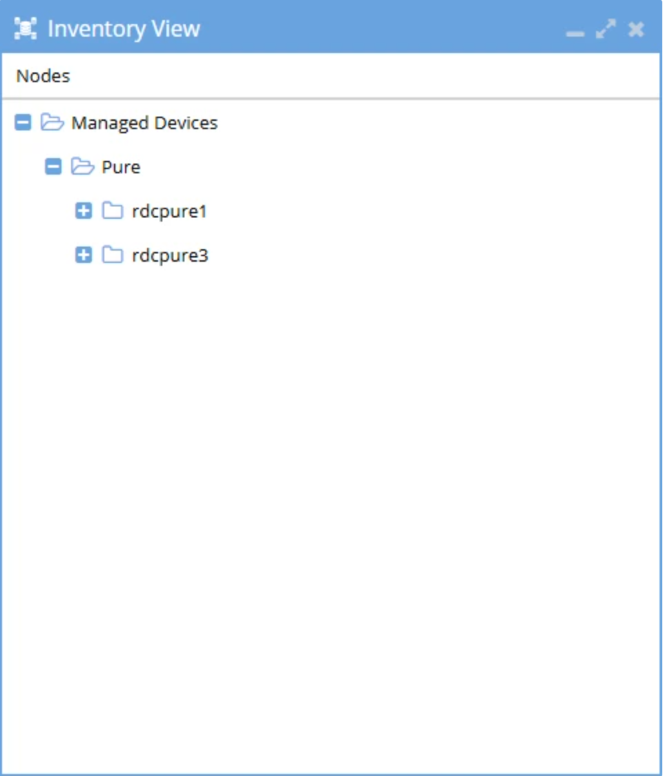 Pure FlashBlade in Inventory View