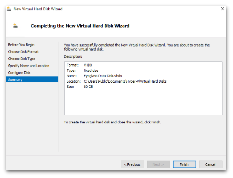 Complete Data Disk Setup