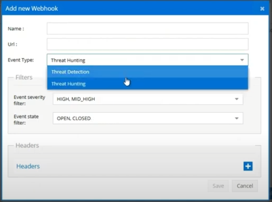 Webhook Configuration Form
