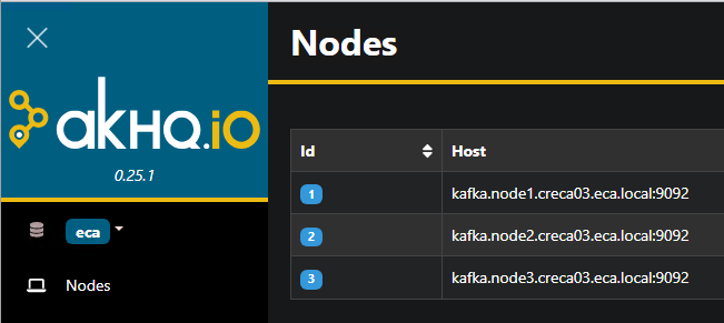 Kafka Node Hostnames