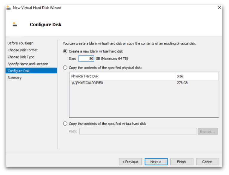 Set Data Disk Size