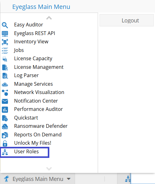 User Roles section