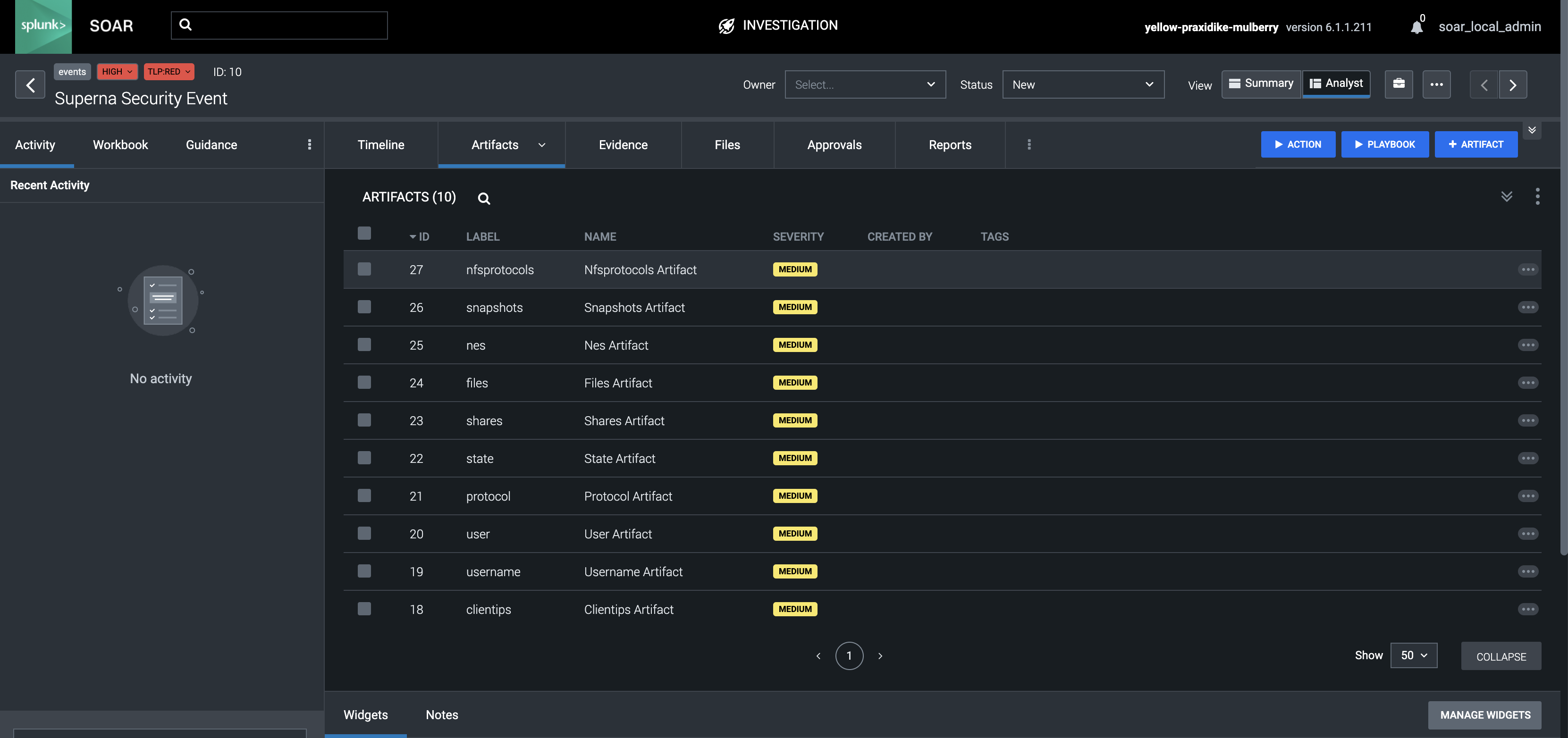 Splunk SOAR Superna Integration Overview with detail
